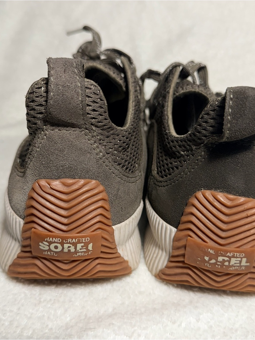Sorel Out 'N About Plus Sage Green Waterproof Sneakers - Women's Size 8.5 - Picture 5 of 7
